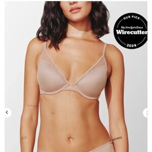 New NWOT ThirdLove 24/7 Classic Contour Plunge‎ Bra 34F